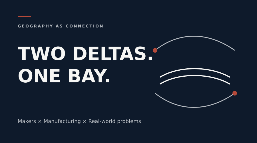 Two Deltas. One Bay.